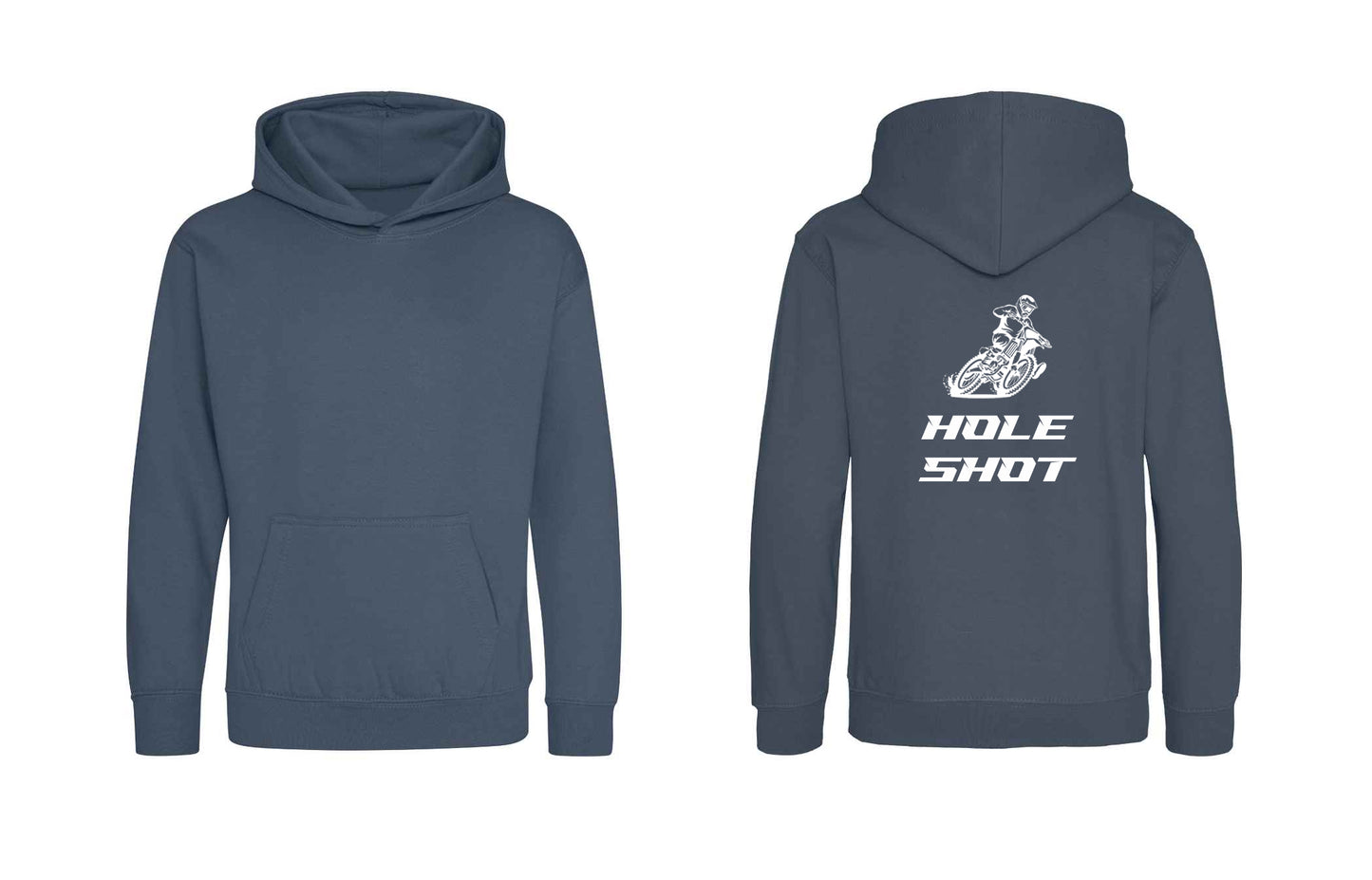 Blue Hoodie, Hole shot