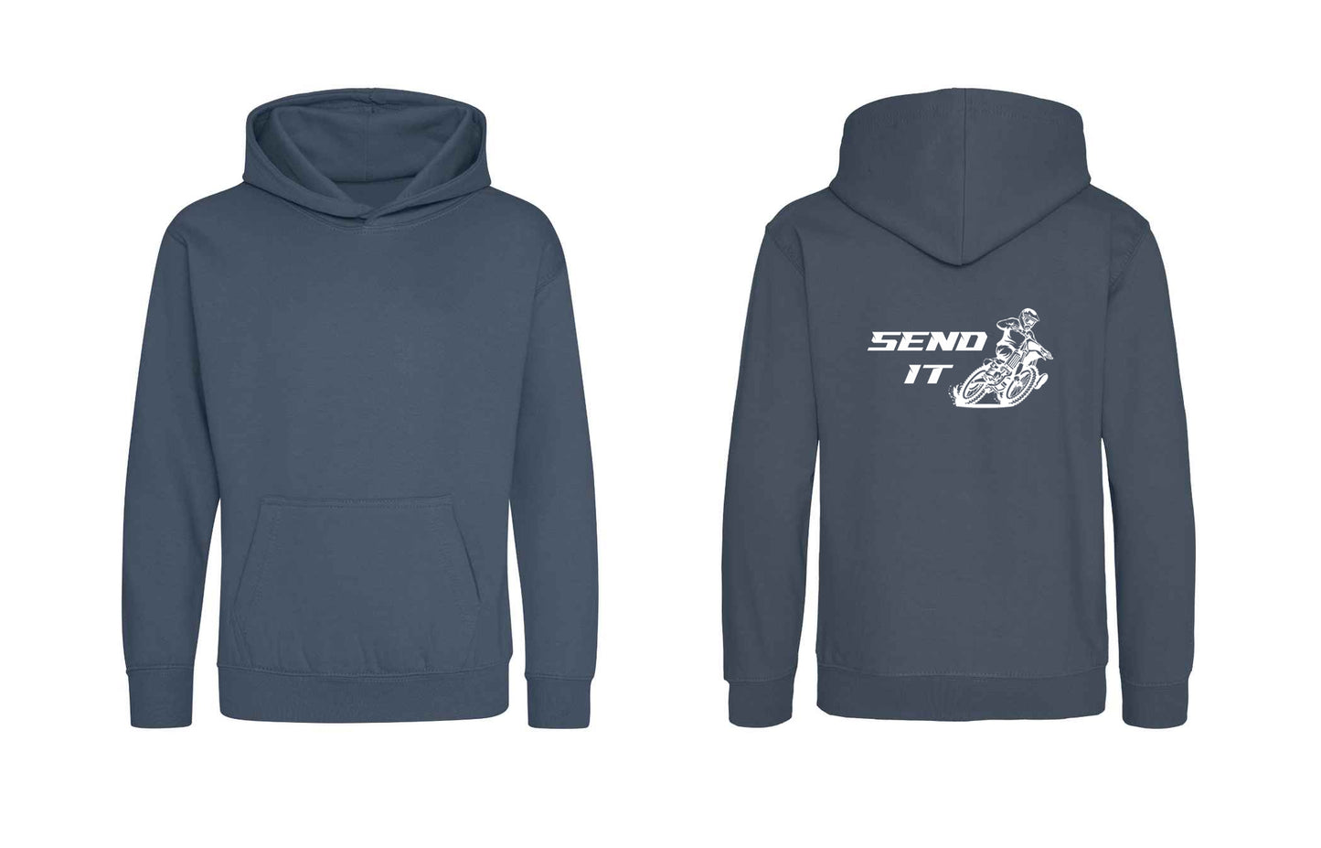 Blue Hoodie, Send it