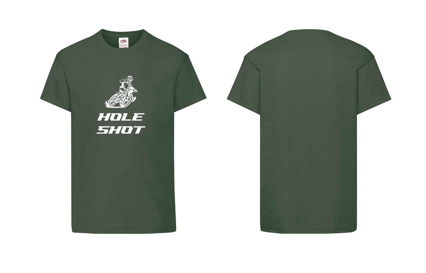 Bottle Green T-Shirt - Hole Shot