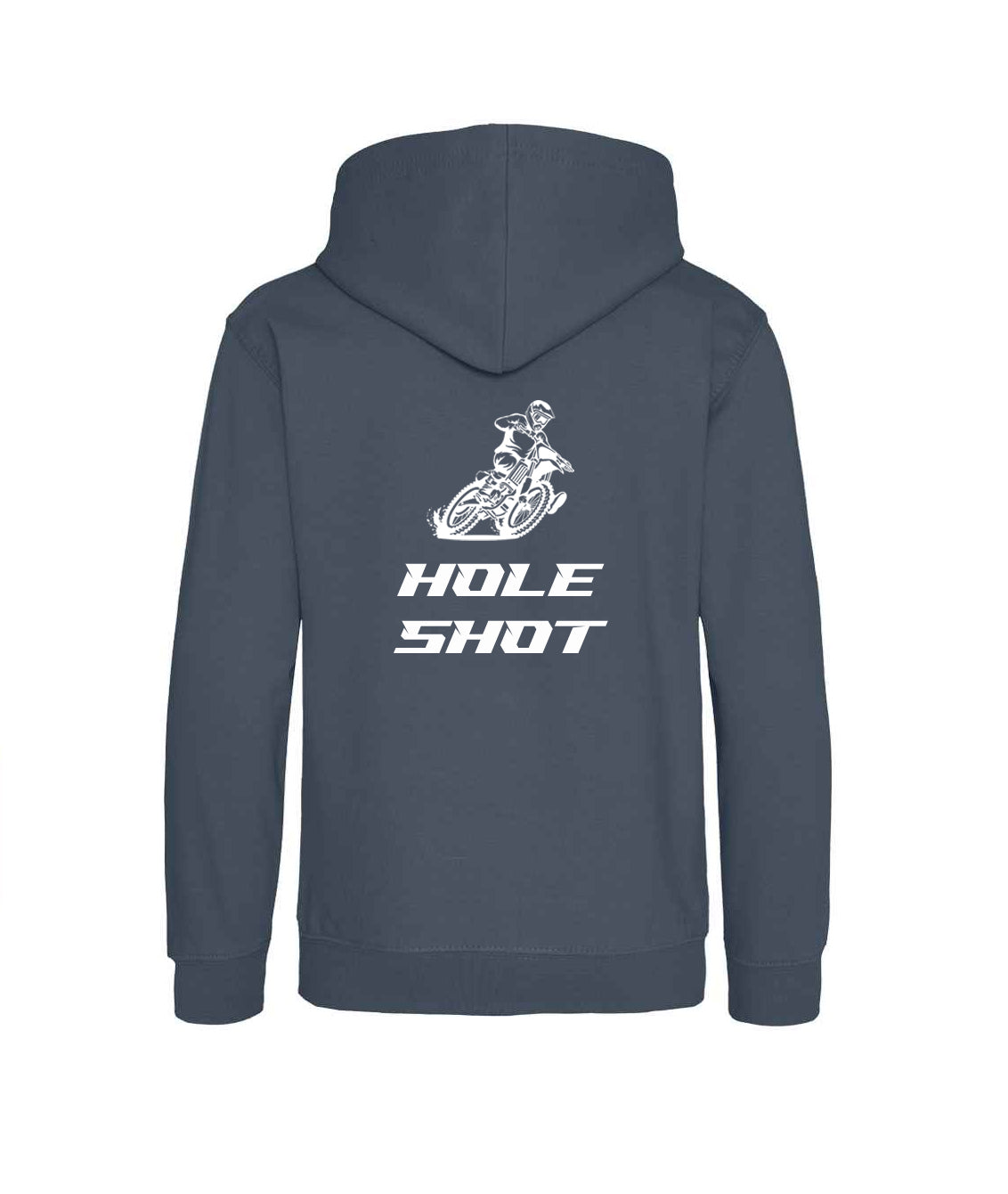 Blue Hoodie, Hole shot