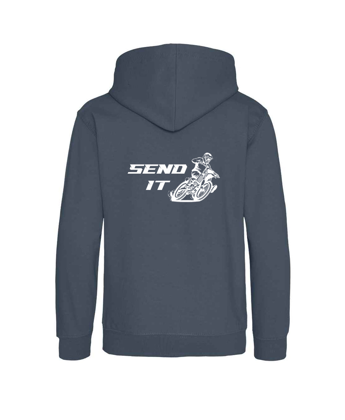 Blue Hoodie, Send it