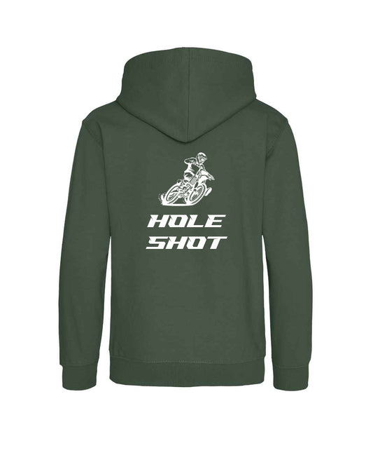 Green Hoodie, Hole shot
