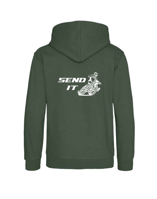 Green Hoodie, Send it