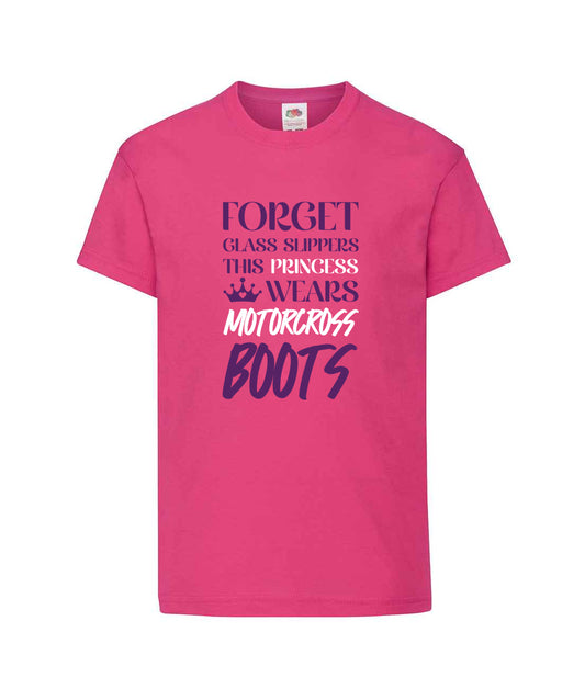 Pink T-Shirt - Princess wear MX Boots